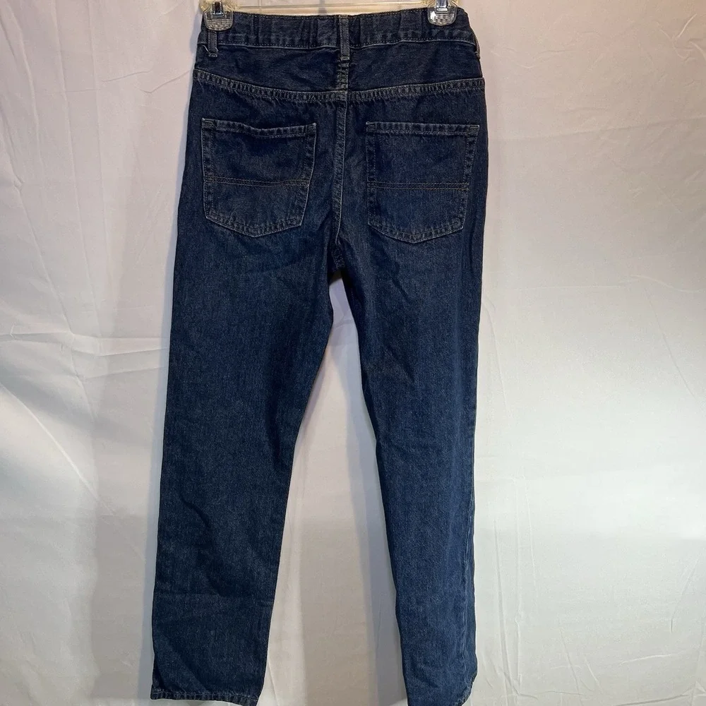 Childrens Place Jeans Boys 14 Blue Straight Dark Wash Pants‎ Casual Cotton Youth